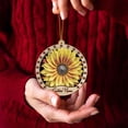 thumbnail image 3 of Daisy Christmas Ornament - Jocidea Daisy Ornament - Daisy Christmas Tree Ornament - Daisy Hanging Decorations - Daisy Suncatcher - Daisy Gifts for Daisy Lovers (Yellow) wXnTIq (Chrysanthemum), 3 of 5
