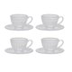 thumbnail image 2 of Juego de 4 tazas de té en miniatura para casa de muñecas, vajilla pequeña, muebles para casa de muñecas a escala 1/6 Claro, 2 of 9
