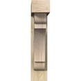 thumbnail image 2 of Ekena Millwork 6"W x 24"D x 28"H Olympic Block Rough Sawn Bracket w/ Offset Brace, Douglas Fir, 2 of 25