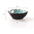 thumbnail image 3 of Platos para salsas WEIHJMXG 4 piezas Cerámica mini plato para condimentos forma de hojas, 3 of 5