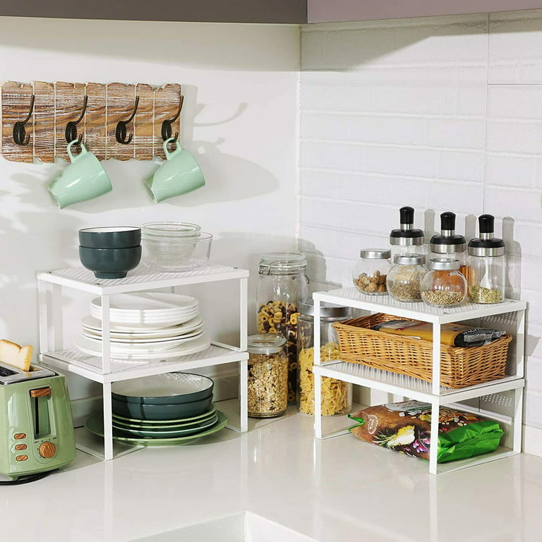 looking to avoid] kitchen cupboard shelf expander rack shelves four legs  wire white vinyl dipped metal stainless steel chrome stacker storage  organizer cabinet counter countertop pantry : r/avoidchineseproducts