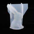 thumbnail image 1 of Molde de silicona de conejo Molde de jabón Molde de vela Artesanía Moldes de jabón de bricolaje Moldes hechos a mano de vela Macarena Silicona transparente para molde, 1 of 8