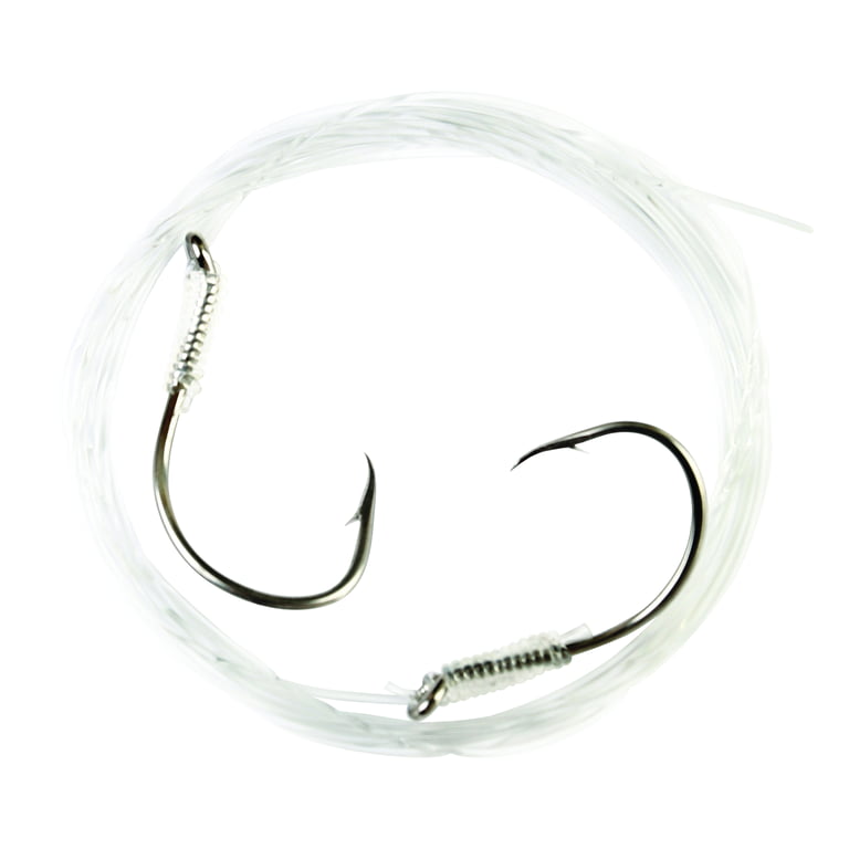 Eagle Claw 2X Treble Regular Shank Curved Point Hook, Bronze, Size 10, 20  Pack