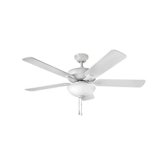 52 inch 5 Blade Ceiling Fan-Chalk White Finish Bailey Street Home 81-Bel-4466561