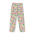 thumbnail image 4 of Kdxio Tulips Flowers Print Men's Sleep Pajama Pant Lounge Pants with Pockets, 4 of 8