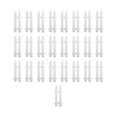 thumbnail image 2 of Rongfmy Christmas Tree Fence Border for Flower Border Path Indoor Outdoor Decoration 25pcs, 2 of 9