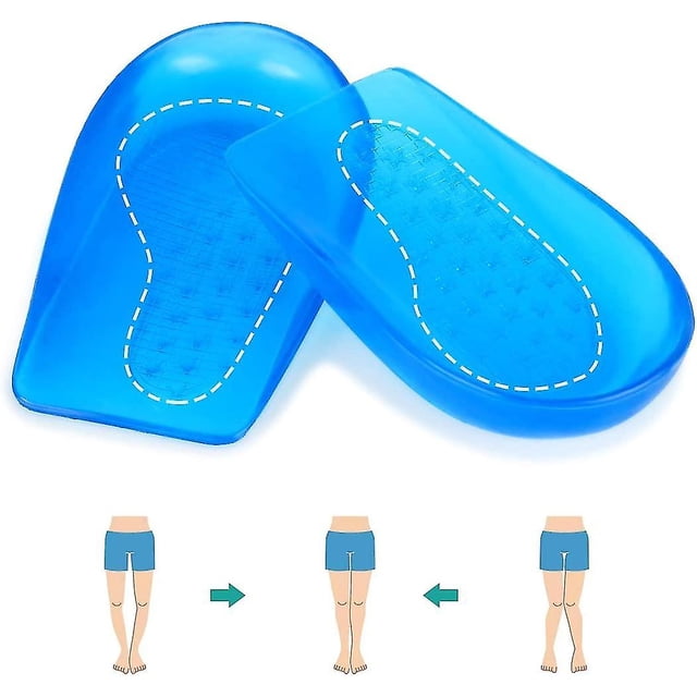 Plantillas ortopédicas para piernas tipo O/x, almohadillas para talón Soporte de talón para piernas tipo O/x, almohadillas de gel para talón Inserciones ortopédicas para supinación y pronación