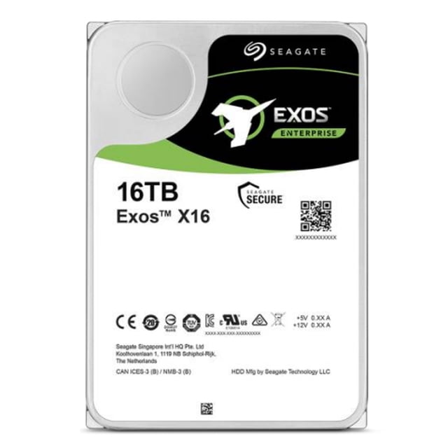 Seagate Exos X16 3.5' 16000 GB Serial ATA III