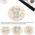 thumbnail image 5 of 100 Sheets Carbon Paper, Black Graphite Paper for Tracing Patterns on Wood, Paper, Canvas and OT (FMY)-Perfet, 5 of 5