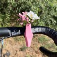 thumbnail image 2 of Small Flower Vase for Handlebar Bicycles Scooter Motorcycle, Small Silicone Bud Holder with Narrow Opening and Flexible Strap Accent, 2 of 9