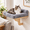 Natural Color Wood with Gray Bed-24''L x 15''W, variant on Cat Perch For Windowsill With Bolsters (wood/gray L)