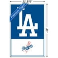 thumbnail image 3 of MLB Los Angeles Dodgers - Logo 22 Wall Poster with Pushpins, 22.375" x 34", 3 of 5