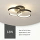 thumbnail image 2 of Luz De Techo Led De 18W Mientras / Cálido / Luz Natural Lámpara De Techo Moderna Lámpara Colgante En Forma De Semicírculo Luz De Techo Regulable Súper Brillante Para El Dormitorio Del Hotel Sala Noticed HA026457-02, 2 of 5