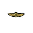 thumbnail image 2 of Naval Air Crew Wings PVC Patch – With Hook and Loop, 2 of 2