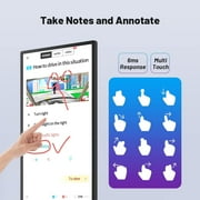JYXCN Digital Smart Whiteboard, 49Smart Board, 2K UHD Interactive Whiteboard, All in One Smartboard for Office Built in Dual System for Classroom(Wall Mount Included)