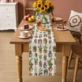 thumbnail image 2 of Tropical Cactus Table Runner 70 Inches, Spring Summer Potted Plants Rustic Bed Runner Dresser Scarves Tabletop for Indoor Outdoor Parties/Ceremony/Banquet, 13" x 70", 2 of 9