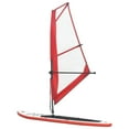 thumbnail image 4 of vidaXL Inflatable Stand Up Paddleboard w/sail Set Surf Board Multi Colors, 4 of 20