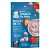 Gerber Stage 3 Baby Food Snacks, Strawberry Yogurt Melts, Baby Led Feeding 1 oz