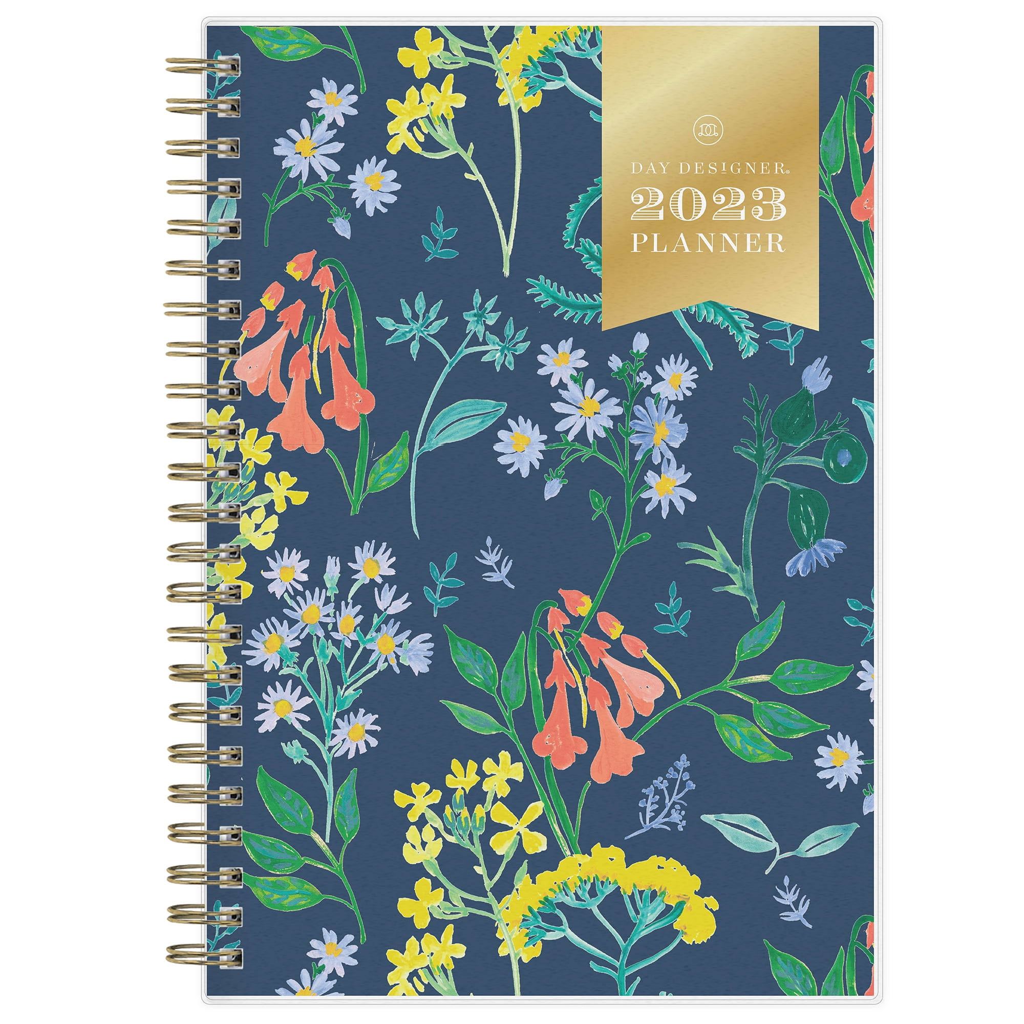 2023 Weekly & Monthly Planner, 5x8, Day Designer for Blue Sky, Meadow Blue