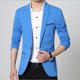 thumbnail image 4 of Traje pequeño de primavera y otoño para hombre, estilo coreano, traje ajustado, versión para hombre, chaqueta de traje de talla grande para jóvenes, 4 of 5