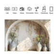 thumbnail image 2 of 210x150cm Photography Background Fabric Simple Plant Arch Studio Indoor Atmosphere Photography Background Fabric,B, 2 of 5