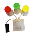 thumbnail image 4 of arctrm Interrupteur Lumineux Planche Sensorielle Pièce Accessoires de Planche Occupée Motricité Fine Sensoriel Rouge Jaune Vert, 4 of 9