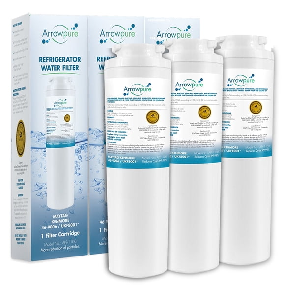 APF-1100 Compatible with UKF8001 Refrigerator Water Filter for Whirlpool EDR4RXD1, EveryDrop Filter 4, RFC0900A, WD-F07, 46-9006,