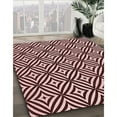 thumbnail image 3 of Ahgly Company Machine Washable Indoor Square Transitional Pink Area Rugs, 3' Square, 3 of 7