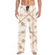 thumbnail image 2 of Pantalones de pijama largos para hombre, informales, con estampado a cuadros, holgados, deportivos, elásticos, rectos, vintage, con bolsillos, 2 of 9