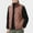 Brown, variant on Sentmoon Vest Men Men's Jackets for Winter Men's Casual Solid Color Couple Style Wool Filled Stand Collar Zipper Pocket Warm Outerwear Sleeveless Jacket Gift Basket for Family