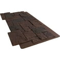 thumbnail image 5 of Ekena Millwork 49"W x 24 1/2"H x 1 1/4"D Castle Rock Stacked Stone, EverStone Faux Stone Siding Panel, Deep Creek, 5 of 9