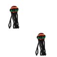 thumbnail image 4 of Sonducket Rasta Hat with Black Dreadlocks Lightweight Clothing Accessories Props Caps Festival Stylish Headwear Wig Outfit  for Men Women boina 2piezas Sonducket CBP583060, 4 of 6