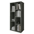 thumbnail image 2 of Castle Place Simple 7-Cube Open Shelf Bookcase, Dark Grey, 2 of 6