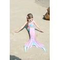 thumbnail image 5 of 3pcs Girls Swimsuit Mermaid Tail for Swimming Bathing suit Swimwear for girls 3-12 Years, 5 of 6