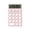 pink, variant on TerraVbie Calculator Portable Cute Compact Keypad in Pink for School and Office