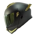 thumbnail image 1 of Casco Para Motociclista Sayto 2W Mate Fury Abatible Gafas Con Led Certificado Talla XL, 1 of 3