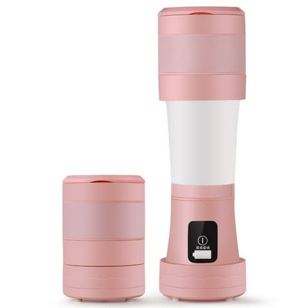 

Juicer Foldable Portable Mini Food Milk Shake Stirring Mixing Blender Smoothie Folding Cup 6Cutter USB Fruit Extractor