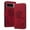 Red, variant on ELEHOLD Case for Google Pixel 9 Pro XL, Premium PU Leather Wallet Flip Case Folio Cover with Card Holder Kickstand,Red