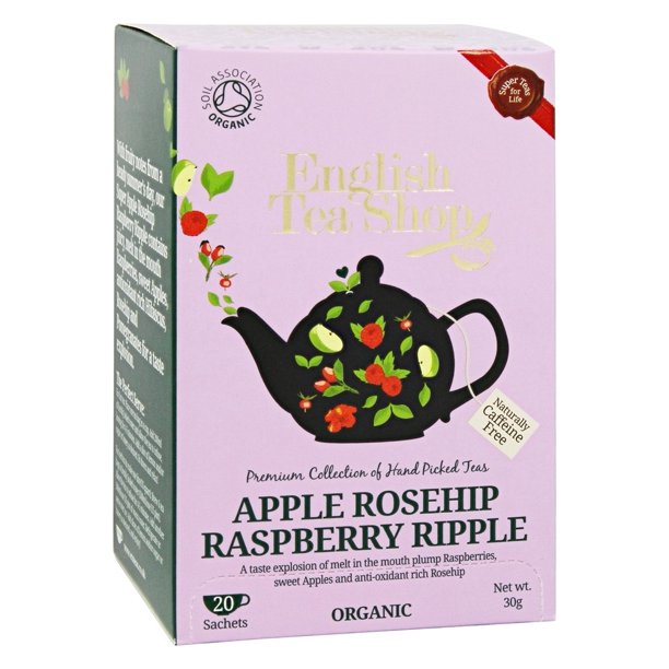 English Tea Shop Organic Tea Apple Rosehip Raspberry Ripple 20