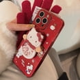 thumbnail image 6 of Xmas New Year Gifts Cartoon Hello Kitty Phone Case for iPhone 17 16 15 14 13 Pro Max Shockproof Soft Cover, 6 of 10