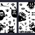 thumbnail image 4 of Halloween Statique Fenêtre Autocollants Fête Décorations de Fête Forme1, 4 of 5