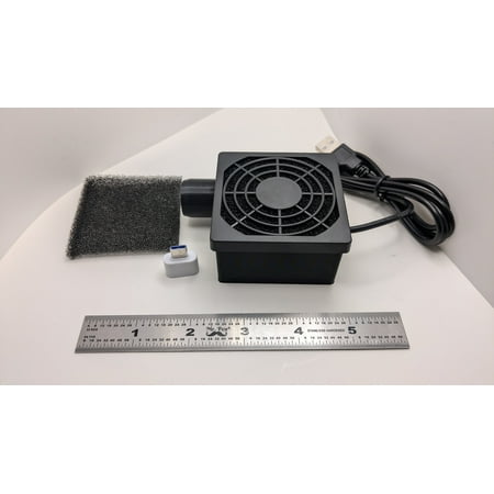 CPAP Hose Dryer with Filter Compatible with CPAP and BIPAP Hoses, USB Powered and Nearly Silent. (No-Add ons), Black