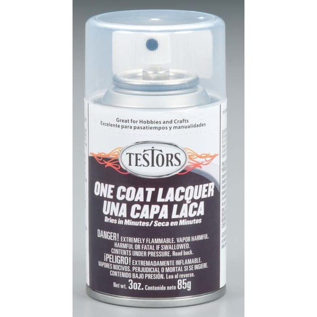 TES1834MT Lacquer Spray Wet Look Clear Coat 3 oz