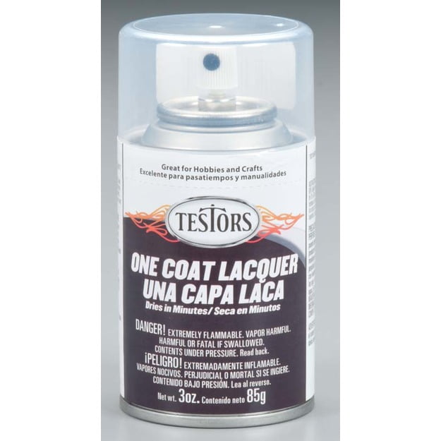 Testors Spray Lacquer 3oz, Clear Coat(2 Pack)