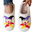 thumbnail image 1 of Zapatos Casa Sin Cordones Felpa Payaso Halloween Cómodas para Hombres Y Mujeres, 1 of 9
