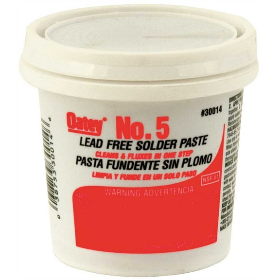 Oatey 30014 Flux,Paste,Petroleum, 8-Ounce