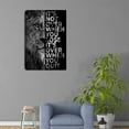 thumbnail image 3 of Inspirational Wall Art for Office Quotes Black and White Wall Decor for Animal Lion Motivational Canvas Prints Framed Wall Art for Bathrooms Modern Home Decor Framed Stretched - 12" Wx18 H, 3 of 6