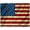 American Flag, variant on Coral Fleece Plush Throw Blanket 50 x 60| Volunteer Fire Fighter Throw Blanket FF2085-TB (Navy)