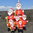 thumbnail image 5 of JHGoosa PVC Inflatable Santa Doll, Christmas Ornaments, Christmas Outdoor Inflatable Decoration - With Inflatable Tube, 5 of 8