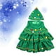 thumbnail image 5 of Sombrero y vestido de árbol de Navidad Disfraces de espectáculo de dibujos animados para niños Disfraz de actuación de Halloween para niños y niñas Tamaño 150 CM (Verde), 5 of 5